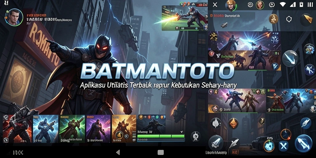 Tampilan utama BATMANTOTO dengan antarmuka yang intuitif dan fitur menarik.