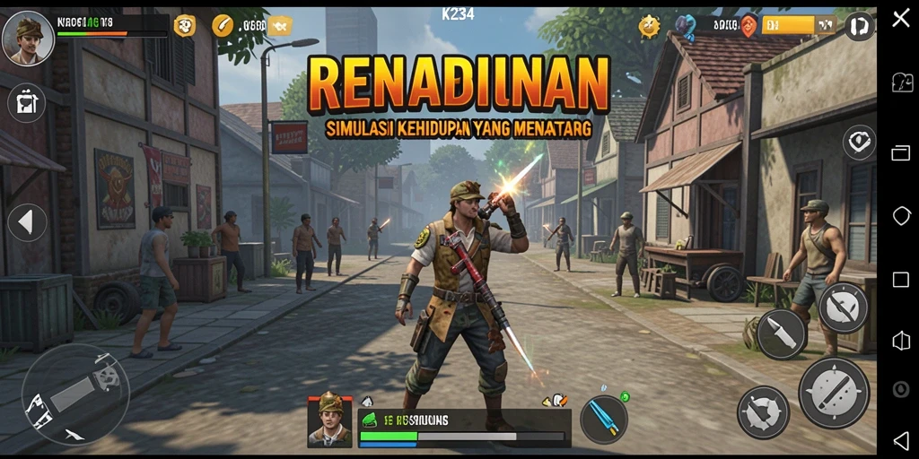 Tampilan gameplay K234 yang menarik dan interaktif.