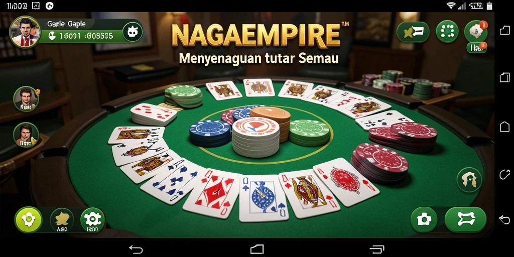 Tampilan gameplay seru dalam NAGAEMPIRE yang mengasyikkan.