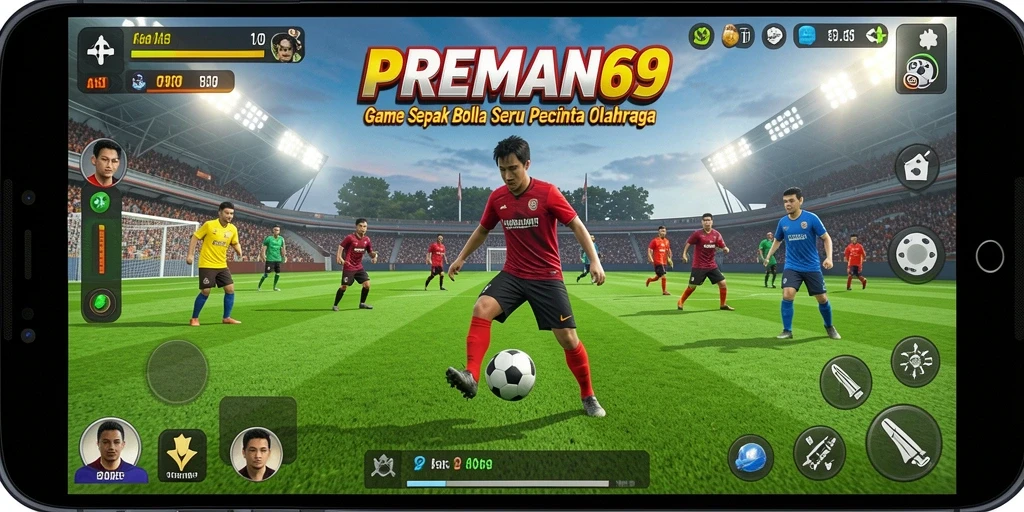 Tangkapan layar permainan PREMAN69 dengan aksi menarik di lapangan.