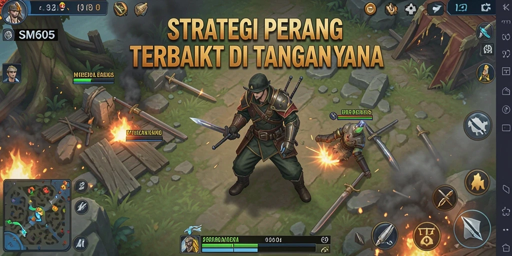 Tampilan gameplay menarik dengan strategi mendalam.