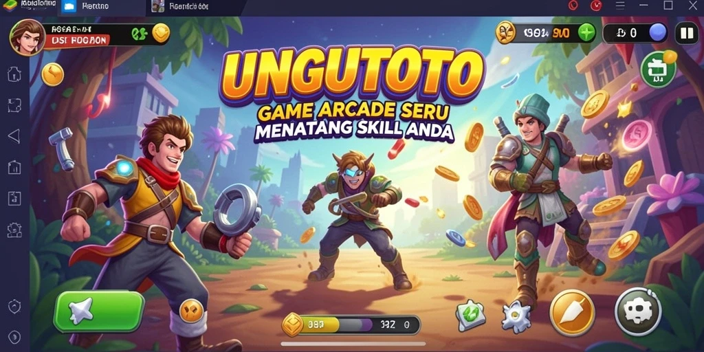 Gameplay seru dan menantang dari UNGUTOTO.